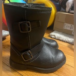 Carters Toddler/Baby Size 7 Black boots